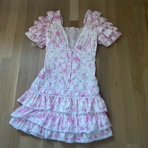 HELLO MOLLY PINK FLORAL DRESS